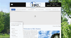 Desktop Screenshot of bklhomes.com