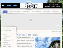 Tablet Screenshot of bklhomes.com